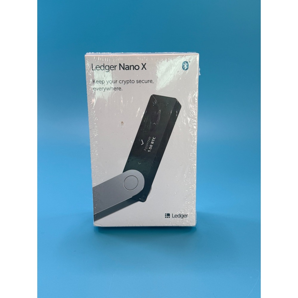 Ledger Nano X Hardware Wallet Crypto Wallet Bluetooth New Sealed